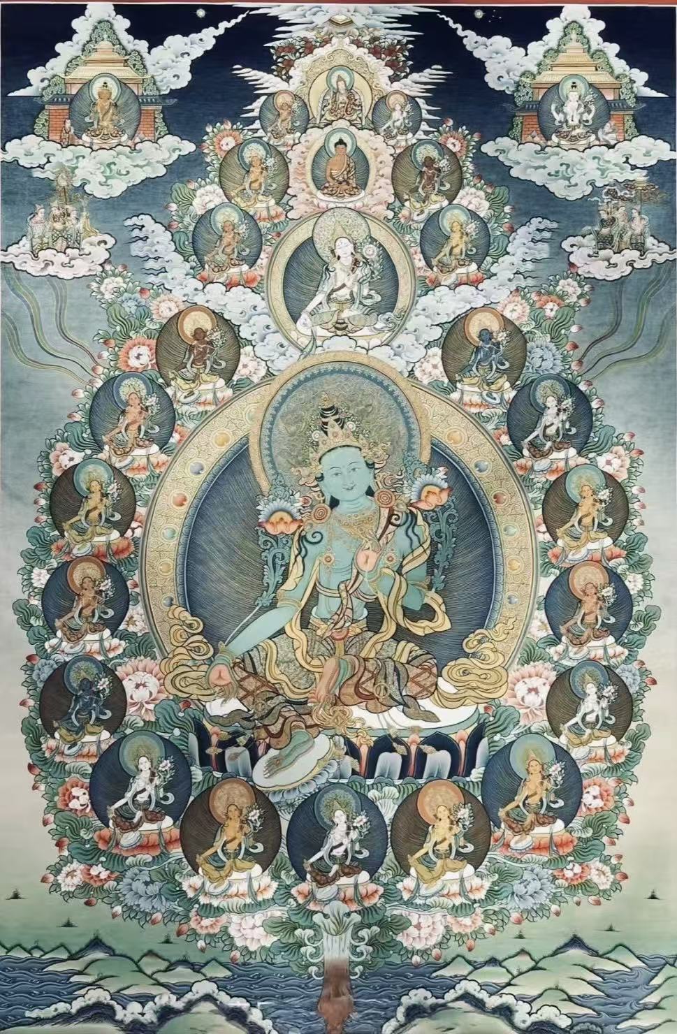 菩提道次第修行口訣 唐卡